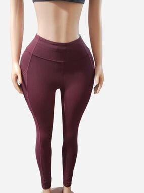 lululemon athletica High-Rise Wine Burgundy Leggings